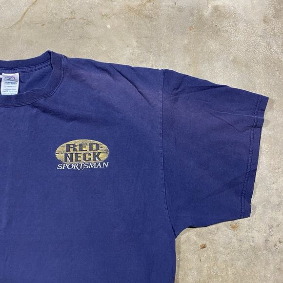 Redneck Deer Hunting Buck Wear 2004 Tee Funny Outdoor Graphic Blue XL - Picture 5 of 11